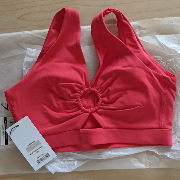 Whitney Simmons x Gymshark Sports Bra - Cyber Red - Picture 3 of 4